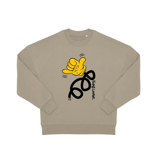 Jersey de cuello redondo extragrande - HangLoose