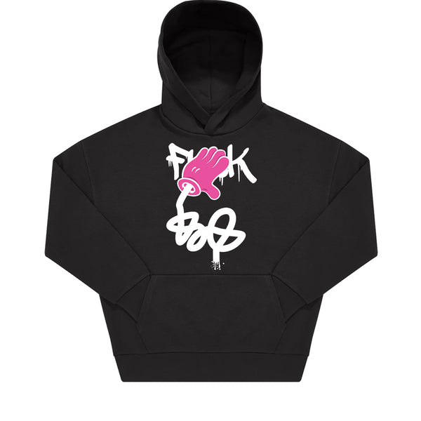 Overisze Hoodie - Fuck