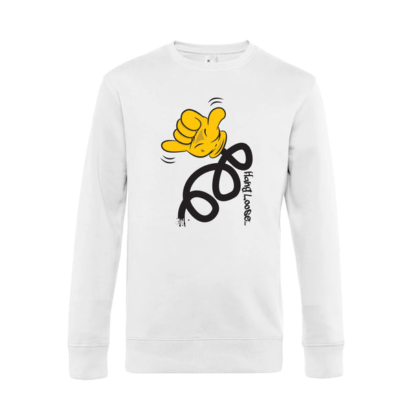 Crew Neck Sweatshirt Plush Interior HangLoose - Man
