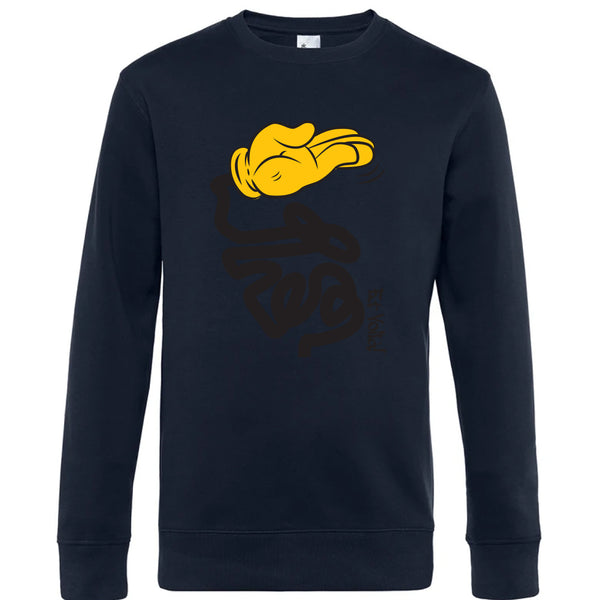 Crew Neck Sweatshirt Plush Interior EtVoilà- Man