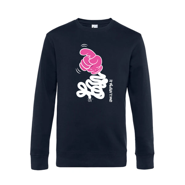 Crew Neck Sweatshirt Plush Interior ItWasntMe - Man