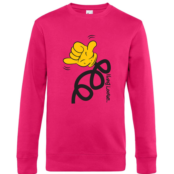 Crew Neck Sweatshirt Plush Interior HangLoose - Man