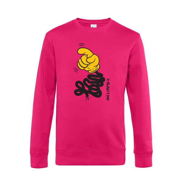 Crew Neck Sweatshirt Plush Interior ItWasntMe - Man
