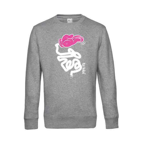 Crew Neck Sweatshirt Plush Interior EtVoilà - Woman