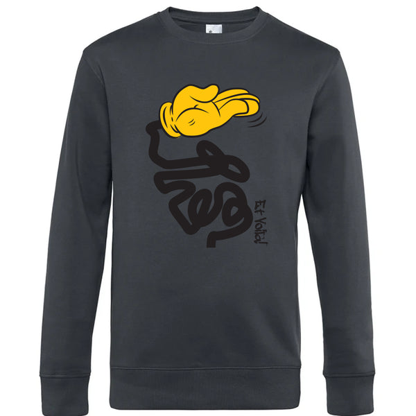 Crew Neck Sweatshirt Plush Interior EtVoilà- Man