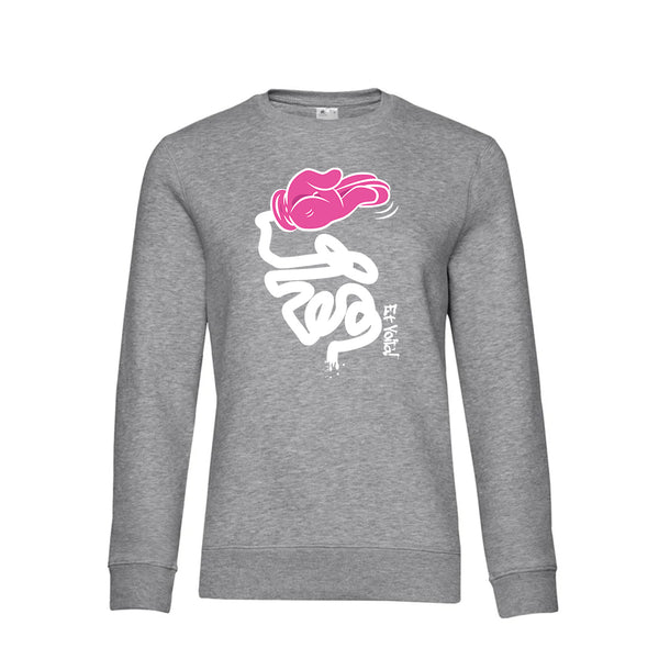 Crew Neck Sweatshirt Plush Interior EtVoilà - Woman