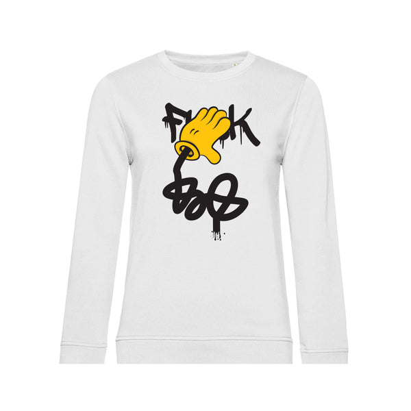 Summer Crew Neck Sweatshirt Fuck - Woman