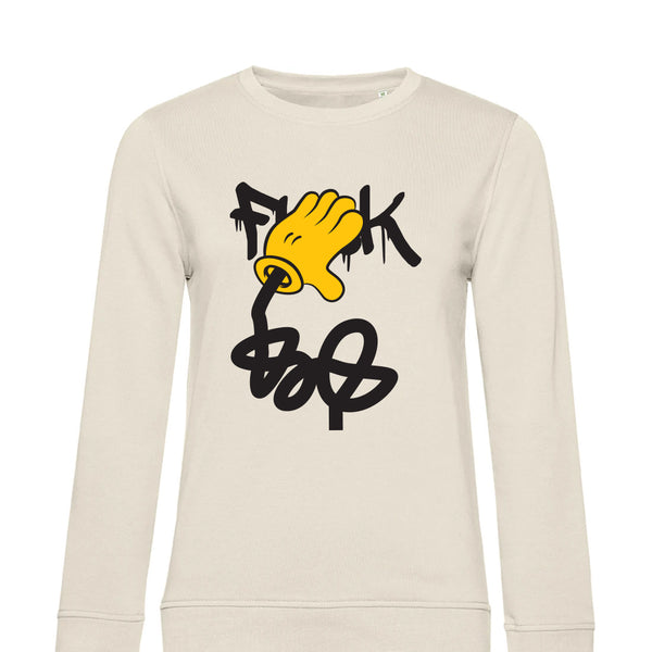 Summer Crew Neck Sweatshirt Fuck - Woman