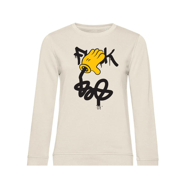 Summer Crew Neck Sweatshirt Fuck - Woman