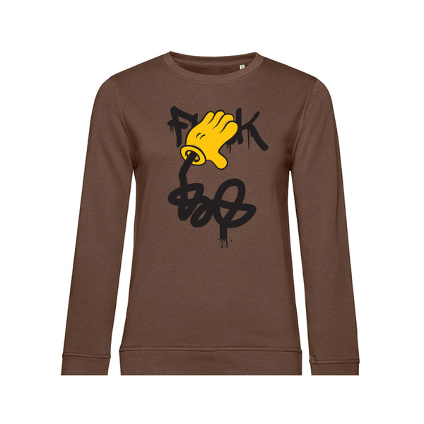 Summer Crew Neck Sweatshirt Fuck - Woman