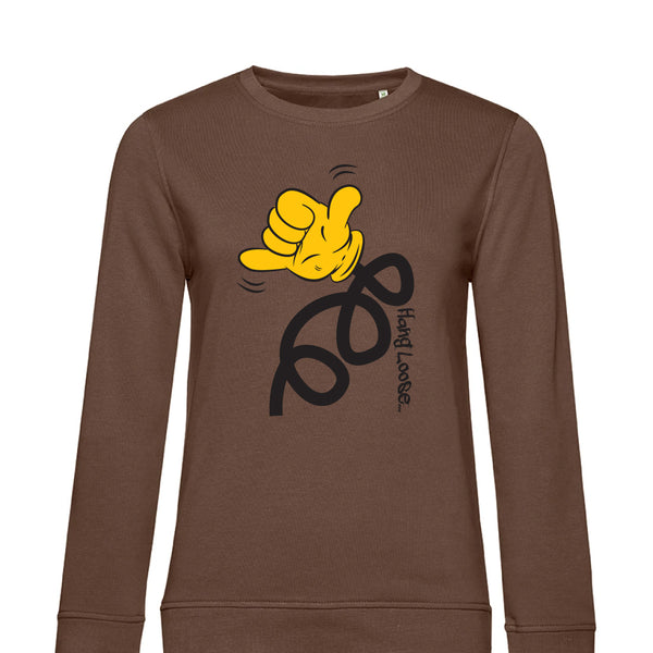 Summer Crew Neck Sweatshirt HangLoose - Woman