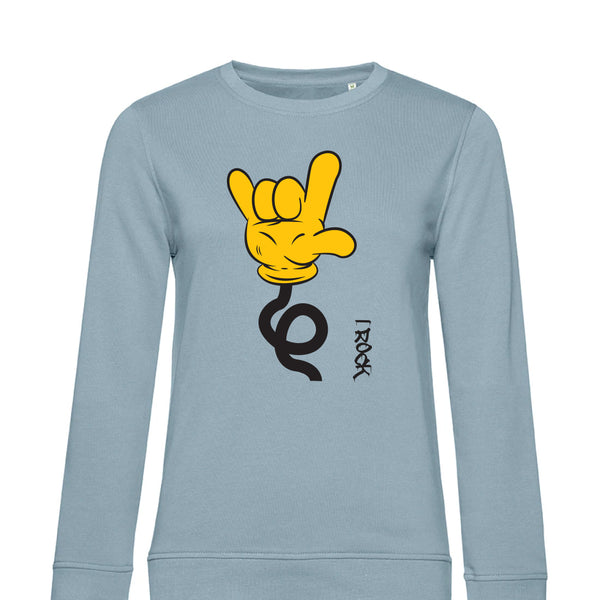 Summer Crew Neck Sweatshirt IRock - Woman