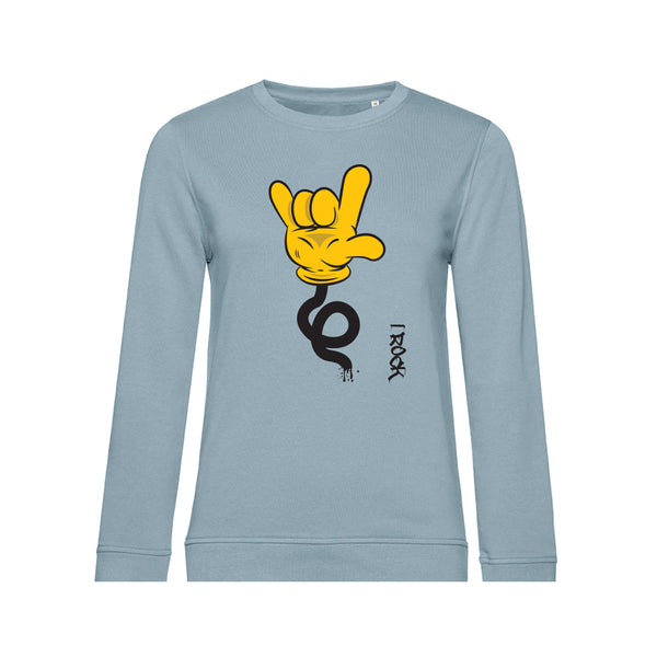 Summer Crew Neck Sweatshirt IRock - Woman