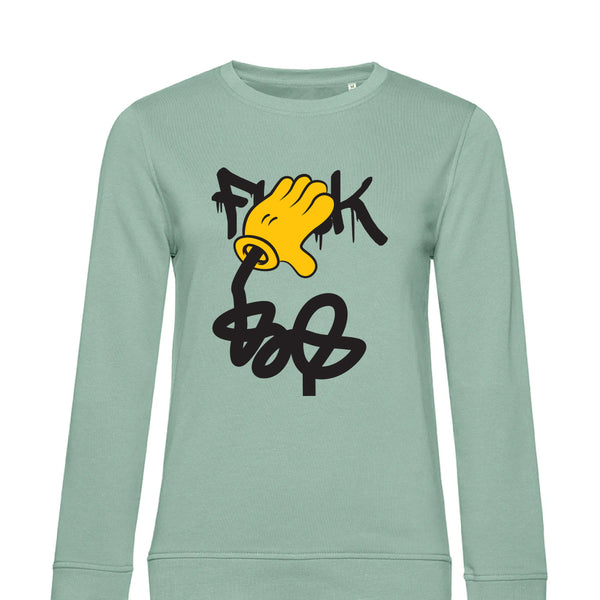 Summer Crew Neck Sweatshirt Fuck - Woman