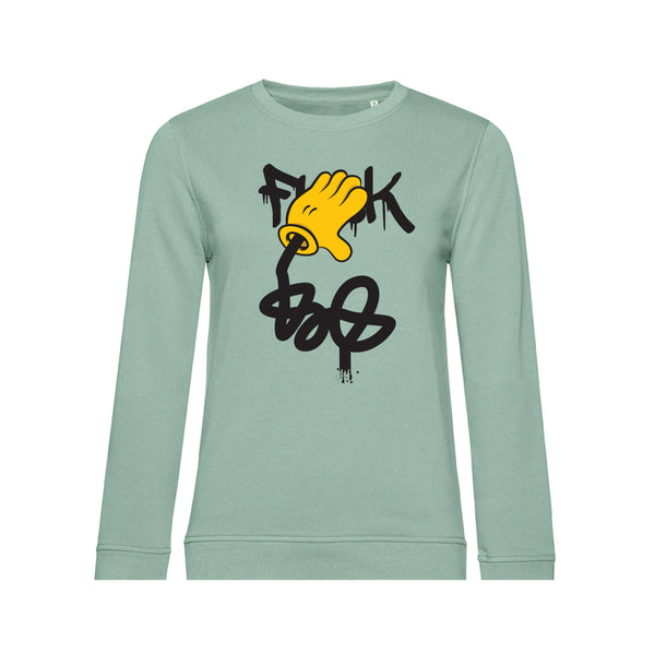 Summer Crew Neck Sweatshirt Fuck - Woman
