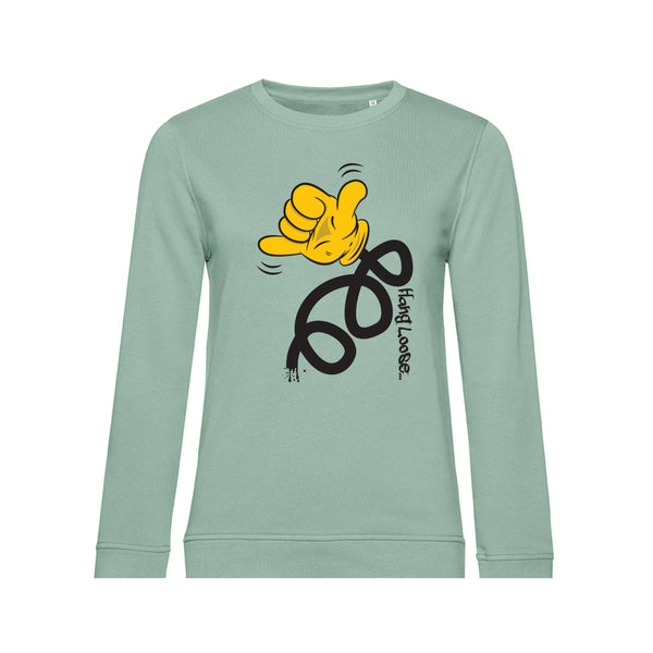 Summer Crew Neck Sweatshirt HangLoose - Woman