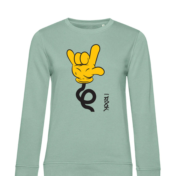 Summer Crew Neck Sweatshirt IRock - Woman