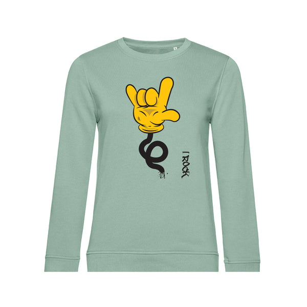 Summer Crew Neck Sweatshirt IRock - Woman