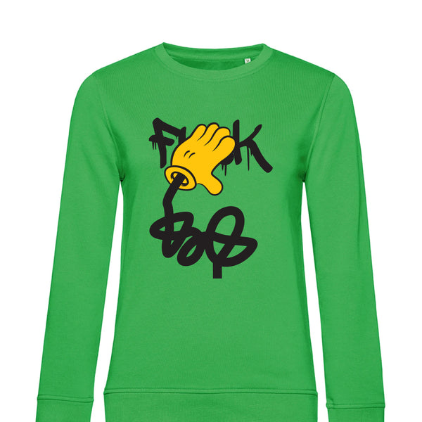 Summer Crew Neck Sweatshirt Fuck - Woman