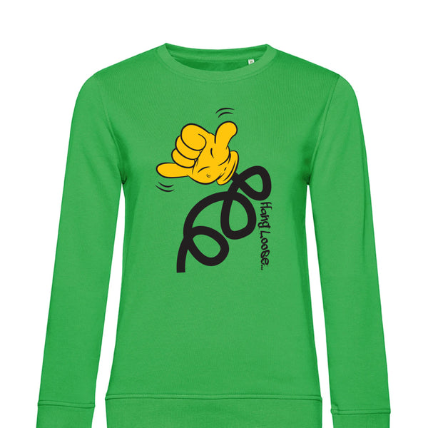 Summer Crew Neck Sweatshirt HangLoose - Woman