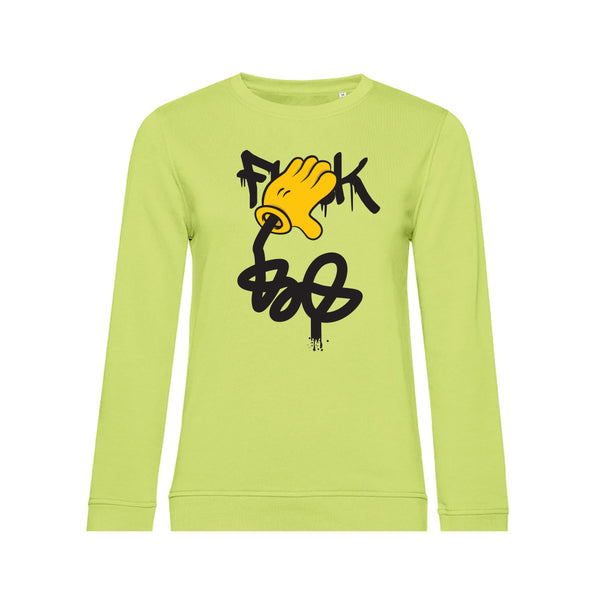 Summer Crew Neck Sweatshirt Fuck - Woman
