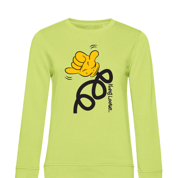 Summer Crew Neck Sweatshirt HangLoose - Woman