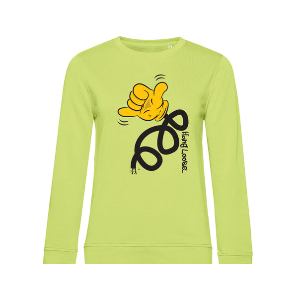 Summer Crew Neck Sweatshirt HangLoose - Woman