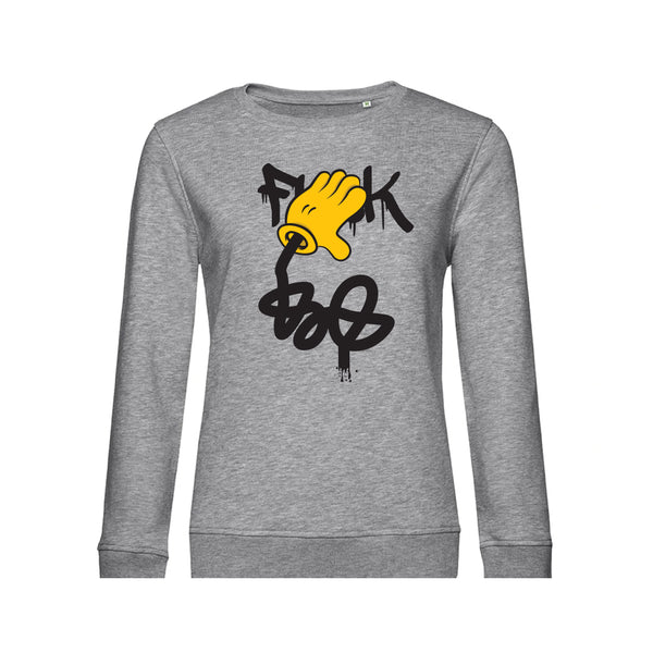 Summer Crew Neck Sweatshirt Fuck - Woman