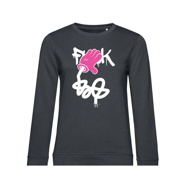 Summer Crew Neck Sweatshirt Fuck - Woman