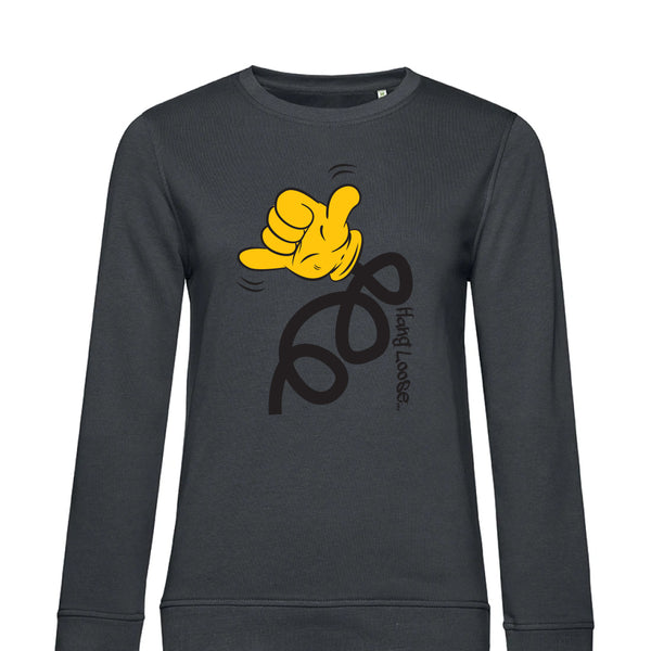 Summer Crew Neck Sweatshirt HangLoose - Woman