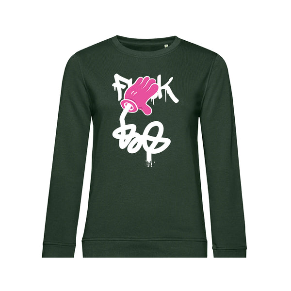 Summer Crew Neck Sweatshirt Fuck - Woman