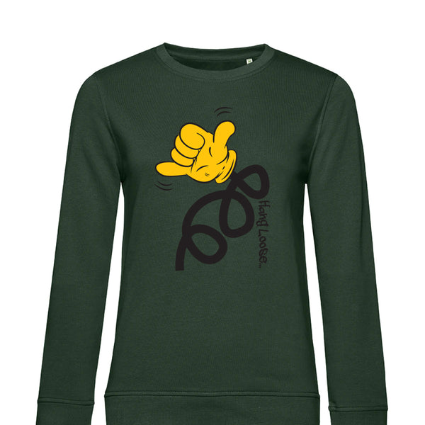 Summer Crew Neck Sweatshirt HangLoose - Woman