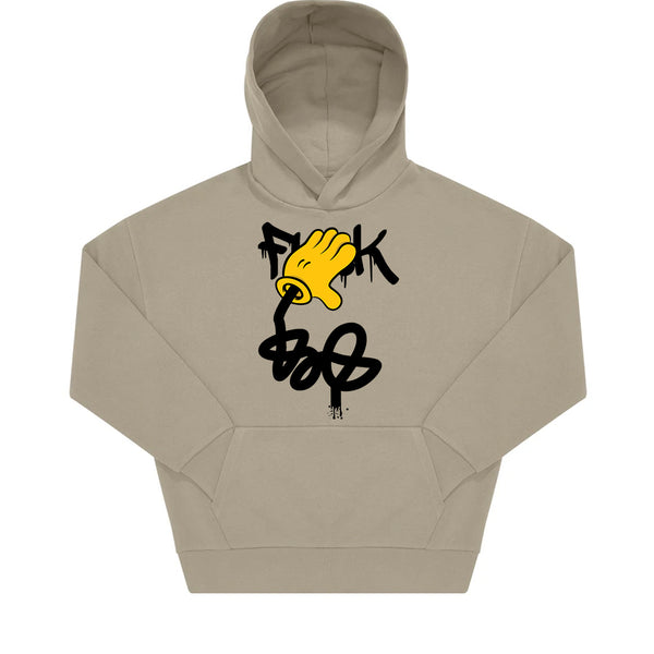 Overisze Hoodie - Fuck