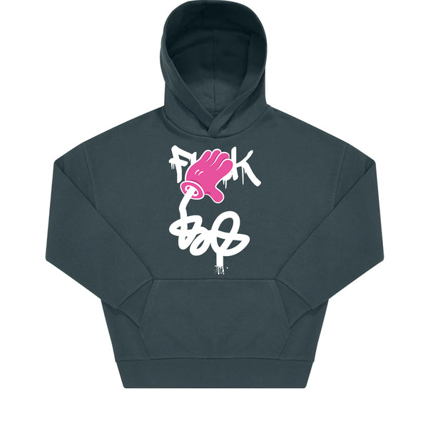 Overisze Hoodie - Fuck