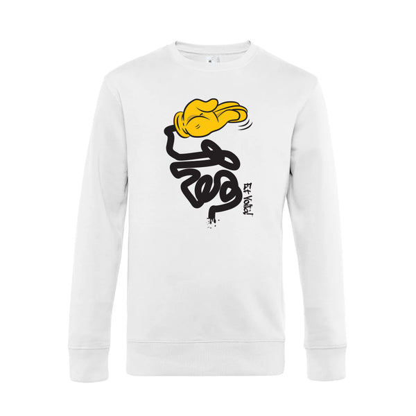 Crew Neck Sweatshirt Plush Interior EtVoilà - Woman