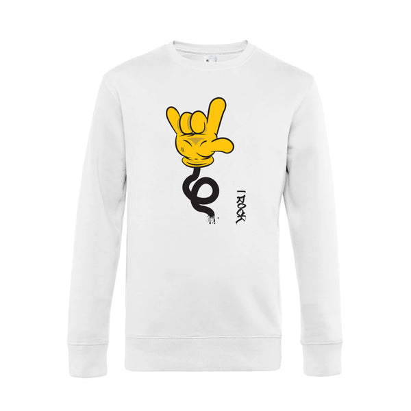 Crew Neck Sweatshirt Plush Interior IRock - Man