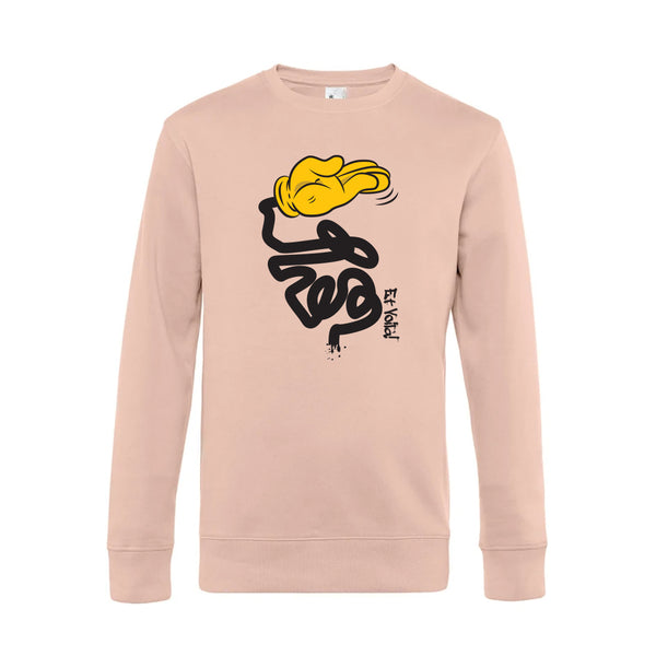 Crew Neck Sweatshirt Plush Interior EtVoilà - Woman