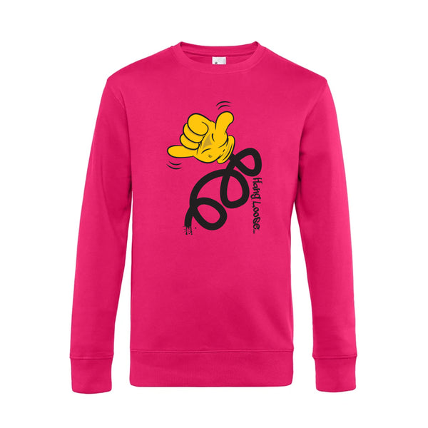 Crew Neck Sweatshirt Plush Interior HangLoose - Man