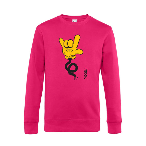 Crew Neck Sweatshirt Plush Interior IRock - Man