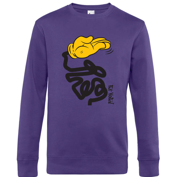 Crew Neck Sweatshirt Plush Interior EtVoilà- Man