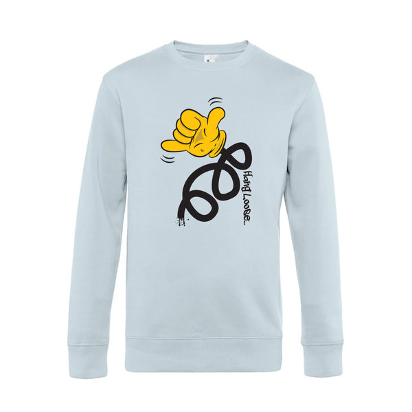 Crew Neck Sweatshirt Plush Interior HangLoose - Man