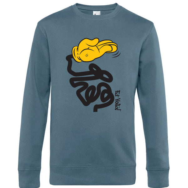 Crew Neck Sweatshirt Plush Interior EtVoilà- Man