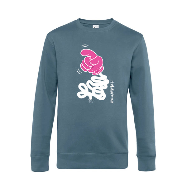 Crew Neck Sweatshirt Plush Interior ItWasntMe - Man