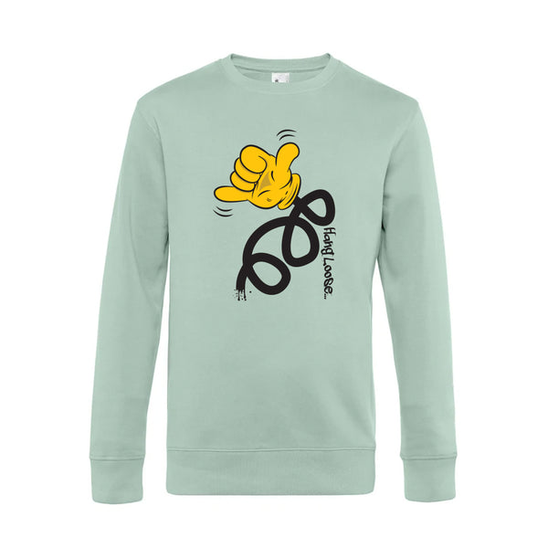 Crew Neck Sweatshirt Plush Interior HangLoose - Man