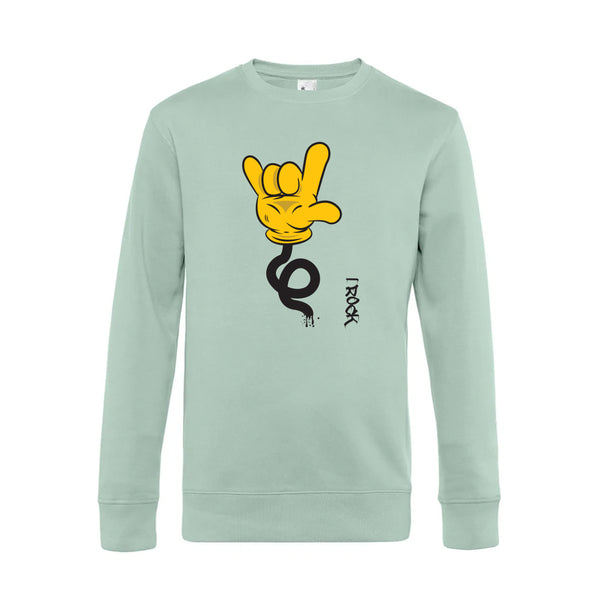 Crew Neck Sweatshirt Plush Interior IRock - Man