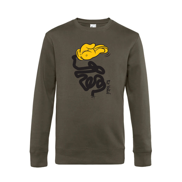 Crew Neck Sweatshirt Plush Interior EtVoilà- Man