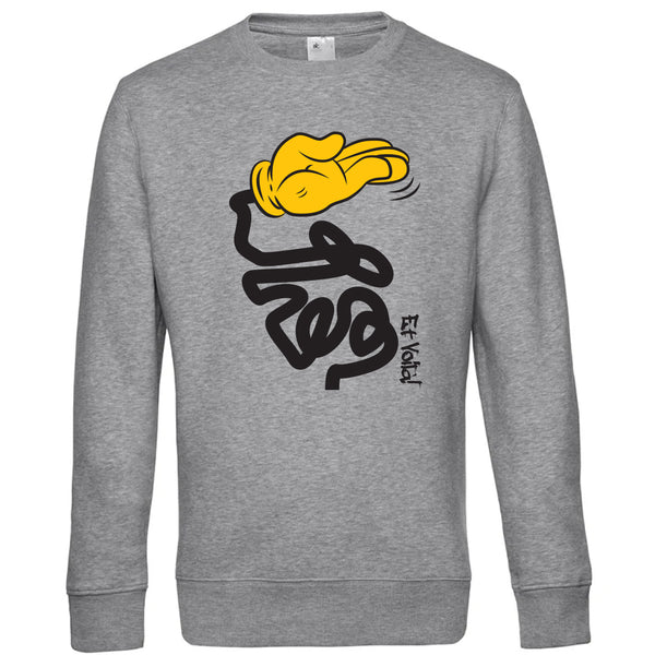 Crew Neck Sweatshirt Plush Interior EtVoilà- Man