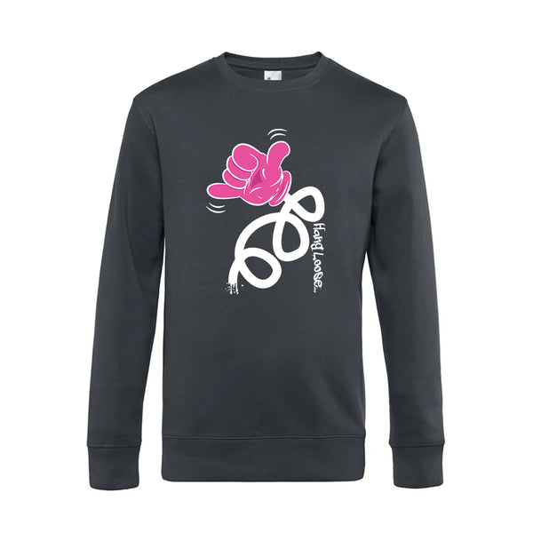 Crew Neck Sweatshirt Plush Interior HangLoose - Man