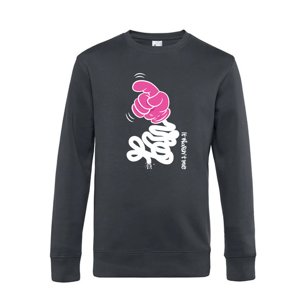 Crew Neck Sweatshirt Plush Interior ItWasntMe - Man