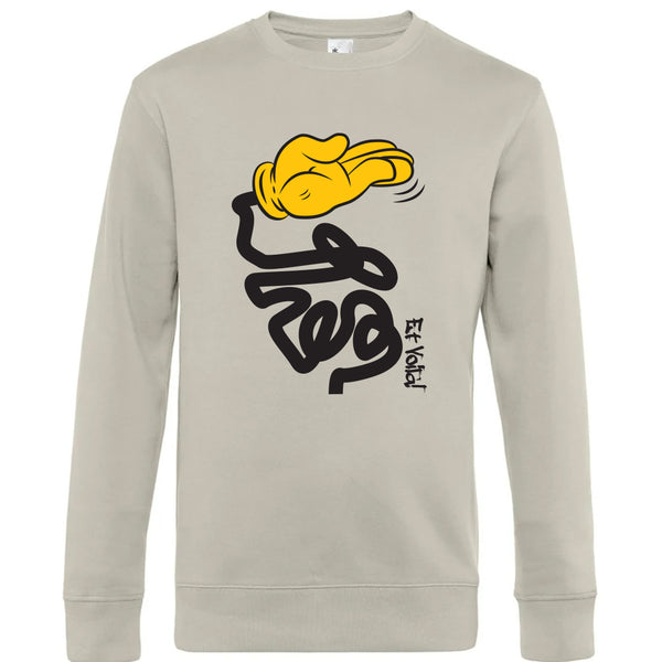 Crew Neck Sweatshirt Plush Interior EtVoilà- Man